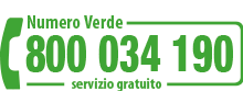 Numero Verde 800 034 190